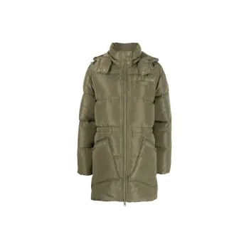 GANNI Jackets Coats Women's Olive Green