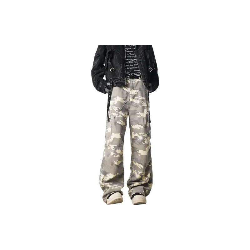 JIMI&JONS Cargo Pants Unisex Camouflage-2