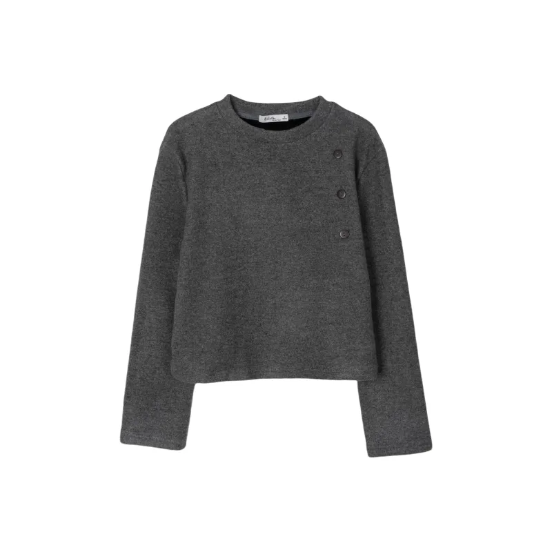 FAWENXIANGZI Knitwear Women's Dark Gray-0