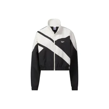 Reebok Classics Franchise Track Jackets Coats Women's Black White