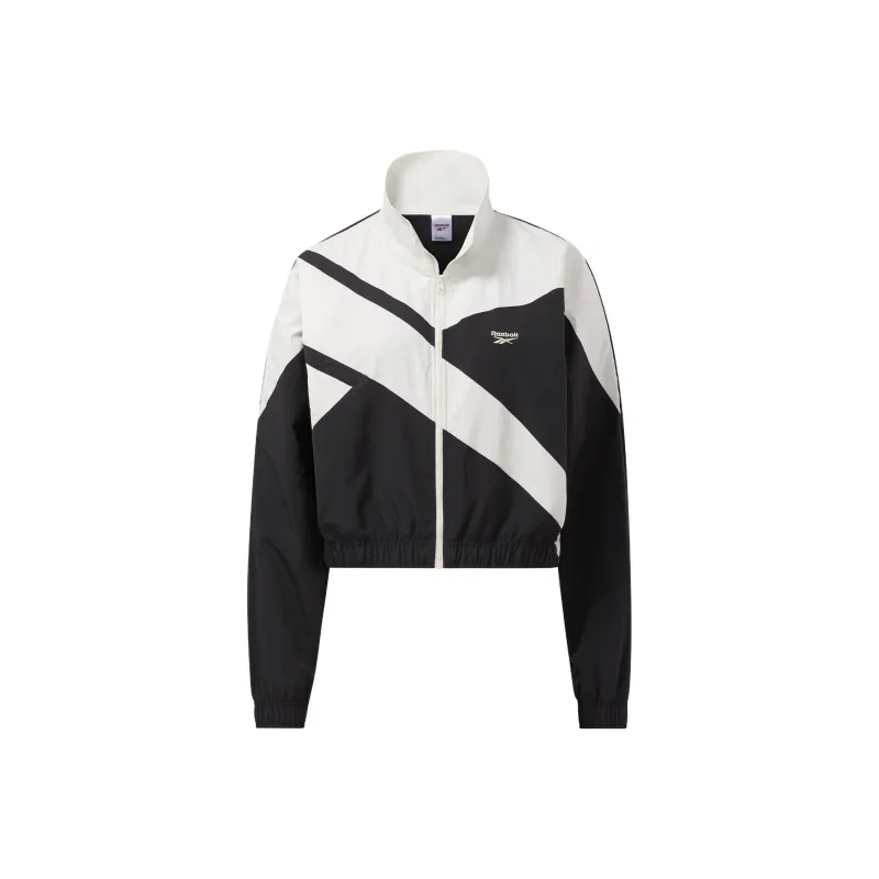 Reebok Classics Franchise Track Jackets Coats Women's Black White-0