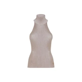 FENDI High-Neck Knitted Top