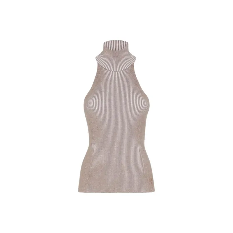 FENDI High Neck Knitted Top-0