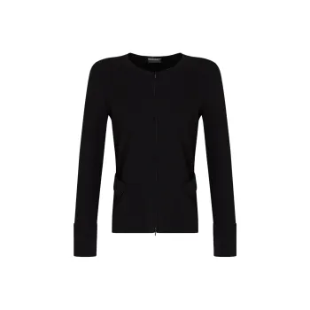 EMPORIO ARMANI Ottoman Jersey Zip up Jacket