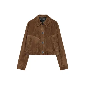 ZARA Jackets Coats Women's Dark Olive Green