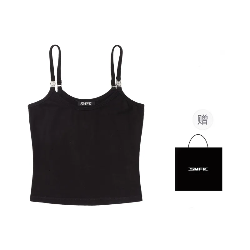SMFK Camisole Women's Wilderness Black Includes Shopping Bag-0