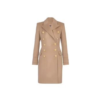 BALMAIN Double breasted Wool Coat