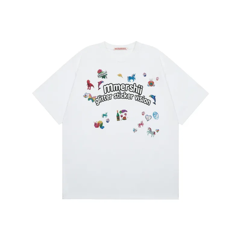 Vine Color T Shirts Women's White-0