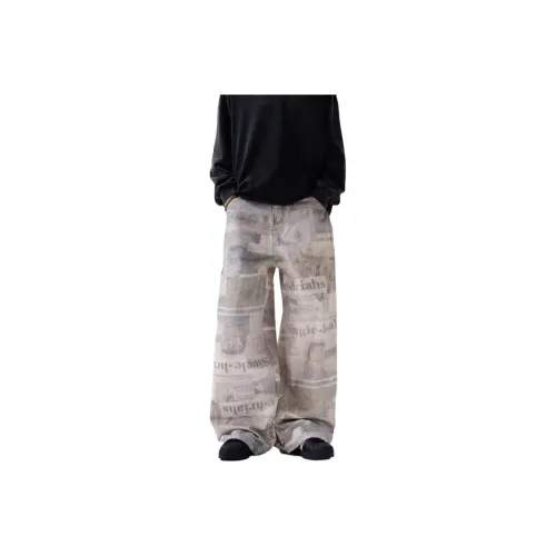 TESTUNG Jeans Unisex White