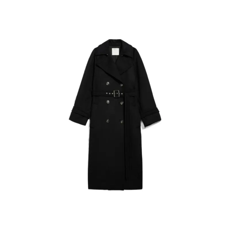 SportMax Leandro Double Breasted Belted Coat-0