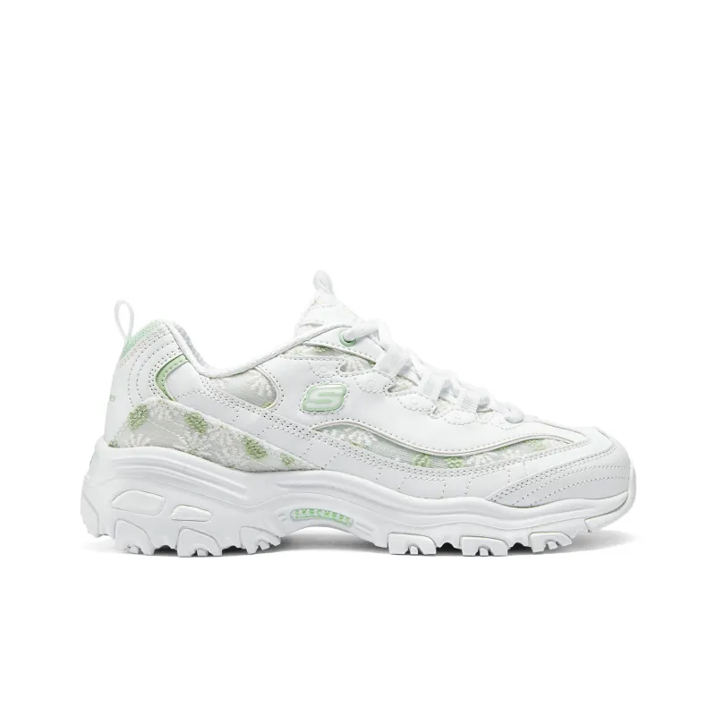 Skechers Women's Sport D'Lites 1.0 'White Green' Women's-1