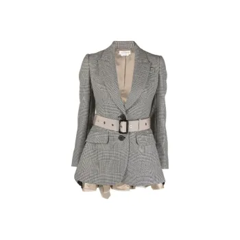 Alexander McQueen Business Suits Women's Brown