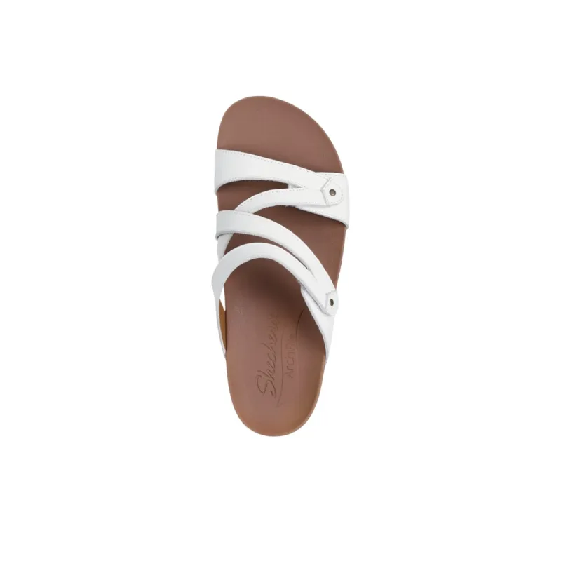 Skechers ARCH FIT GRANOLA Beach Sandals Women's White-3