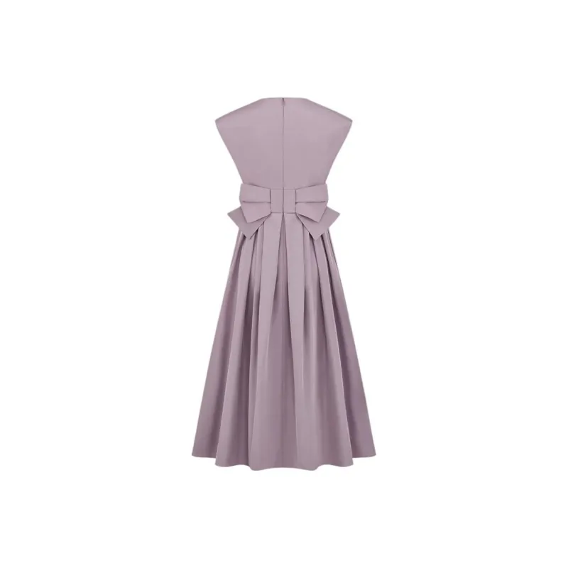 DIOR Sleeveless Dress Women's Purple-1