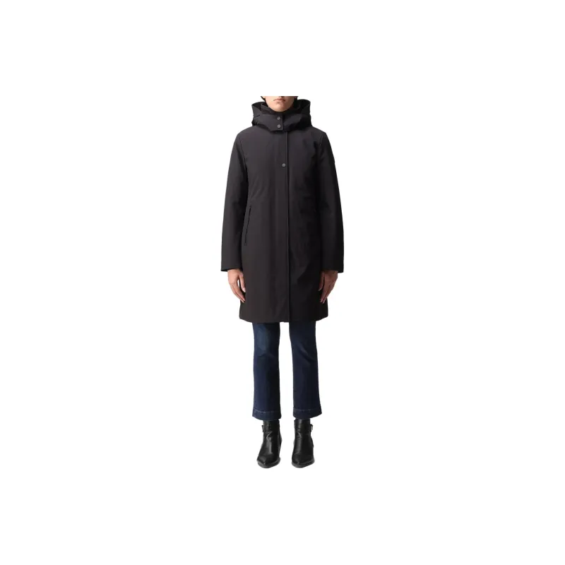 WOOLRICH Logo Patch Hooded Parka-0