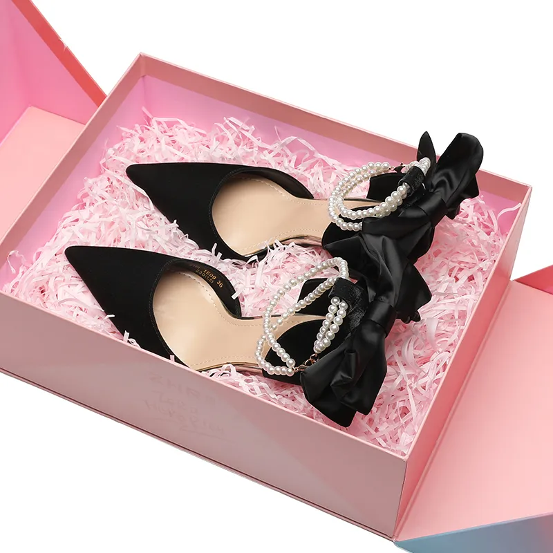 ZHR Slim Heel High Heels 8cm Women's-30
