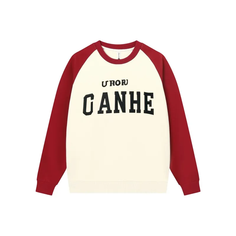 CHANGE SHE Sweatshirt Unisex Beige Apricot & Arctic Blue-6