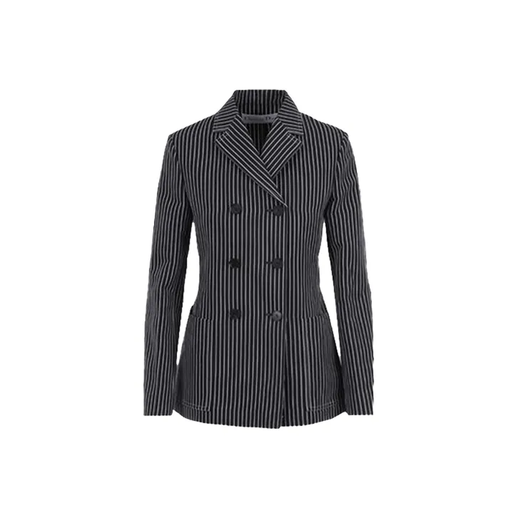 DIOR Striped Double Breasted Jacket-0
