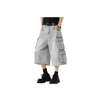 ZWWWZ Denim Shorts Unisex Light Blue