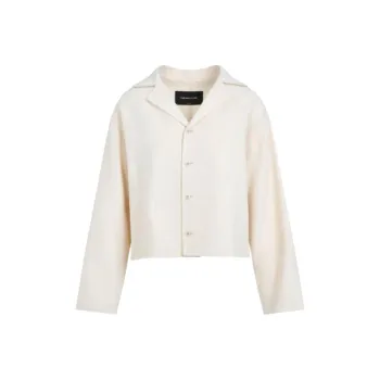 Fabiana Filippi Cropped Leather Jacket