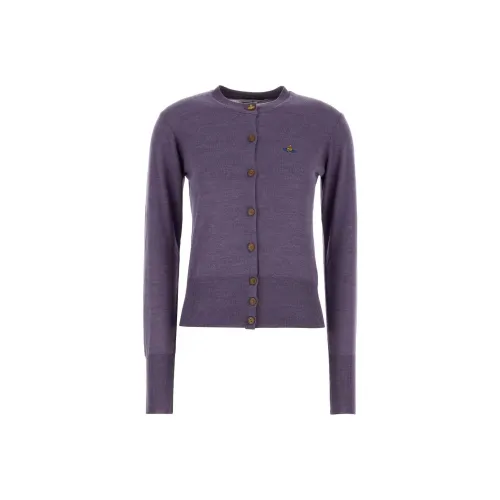 Vivienne Westwood Logo Embroidered Knitted Cardigan