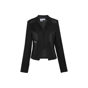 C2H4 Arc Cutting Splicing Layered Tailored Jacket 'Black'