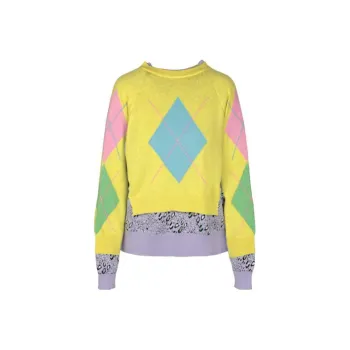 VERSACE Patterned Twofer Sweater 'Multicolor'