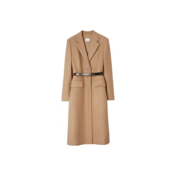 Burberry Coats Women's Camel Brown