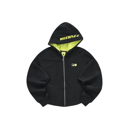 Beams X FILA FUSION Jackets Women's Jet Black