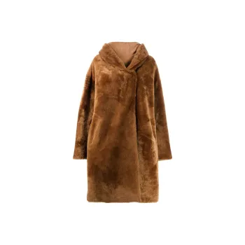 Liska Chiron Reversible Oversized Coat