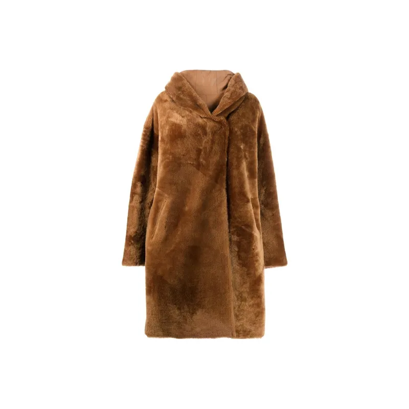Liska Chiron Reversible Oversized Coat-0