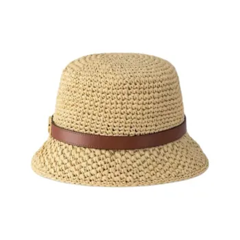 LOUIS VUITTON Polyester, Polyamide, Raffia Bucket Hats Women's Yellow
