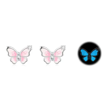 LAOYINFANG Sterling Silver 990 Stud Earrings Women's