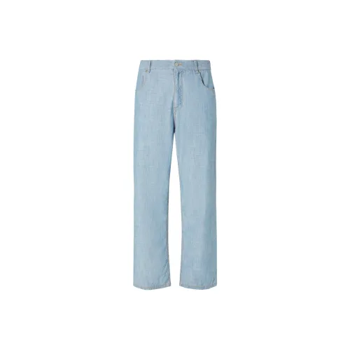 FENDI SS25 Jeans Men's Light Blue