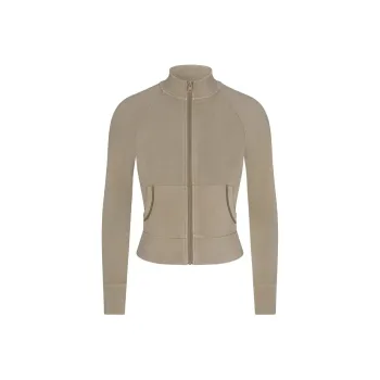 SKIMS SS24 Summer Collection OUTDOOR TRACK JACKET Jackets Coats Women's TAUPE/Taupe