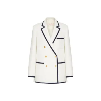 Valentino Double Breasted Long Sleeved Jacket