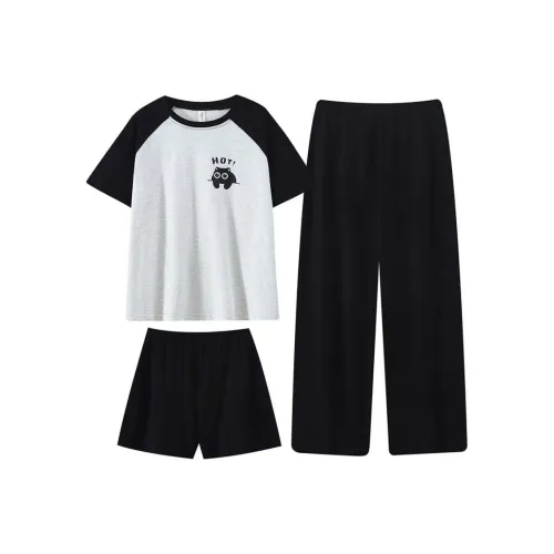 XIAFENYAN Pajama Set Women's Black