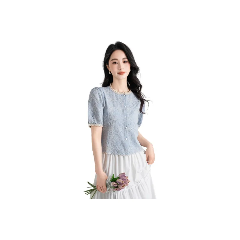 Shavani Shirts Women's Blue-0