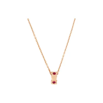BVLGARI Serpenti Series 18K Rose Gold Necklaces Unisex