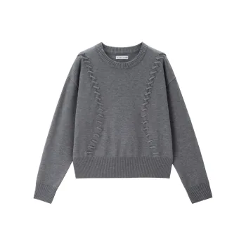 UNIQLO Knitwear Women's Moon Rock Gray