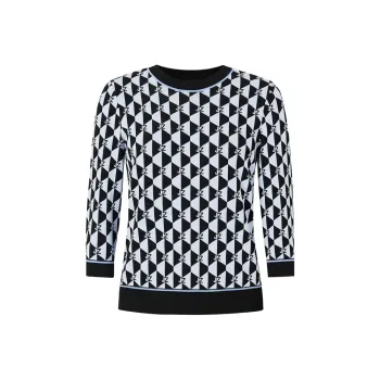 JZ. ANNAKRO Knitwear Women's Light Pattern Blue