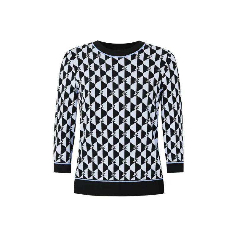 JZ. ANNAKRO Knitwear Women's Light Pattern Blue-0