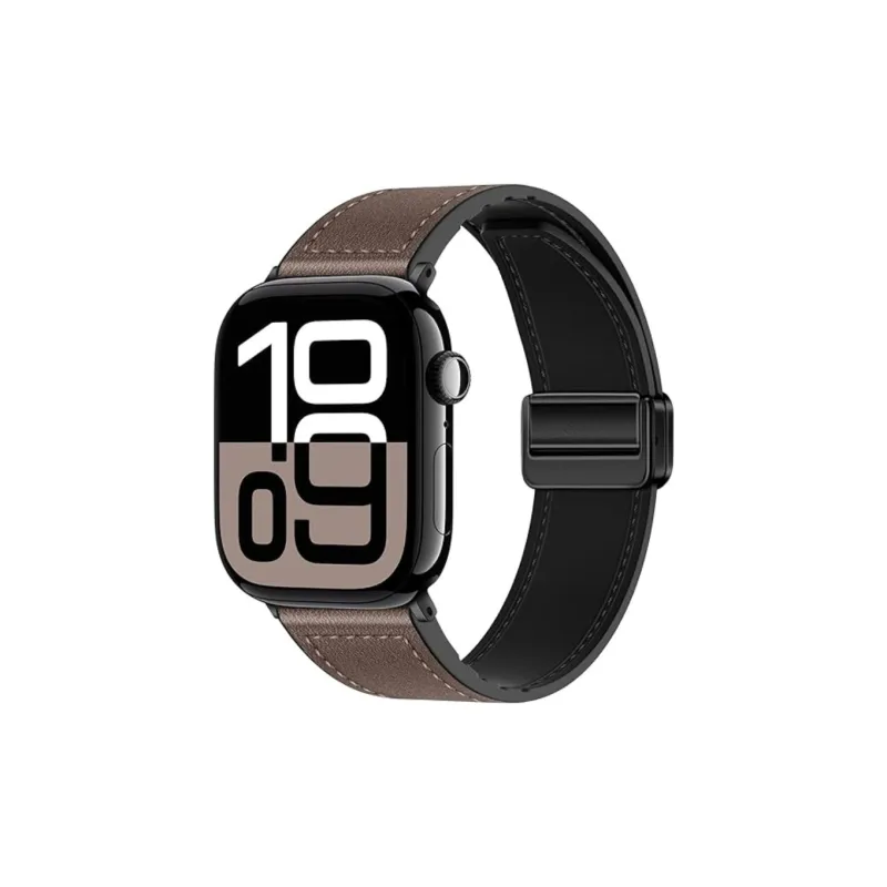 Brangdy Apple Compatibility Watch Band Artificial Leather Material-16