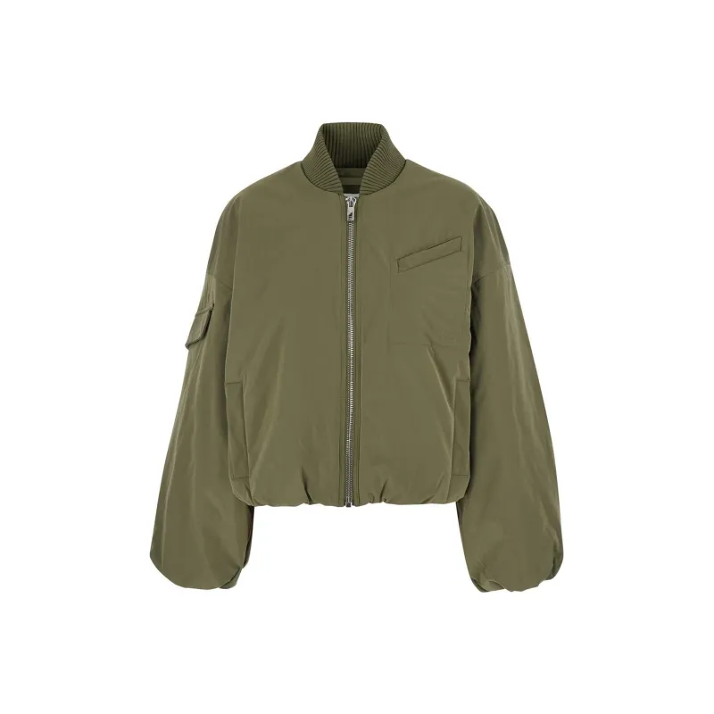 GANNI Drop Shoulder Bomber Jacket-0