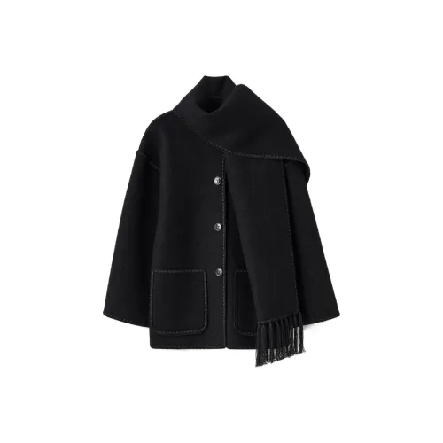 TOTEME Embroidered Fringed Oversized Jacket