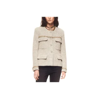 CHANEL 24 New Fall And Winter Arrivals Jackets Coats Women's Black White