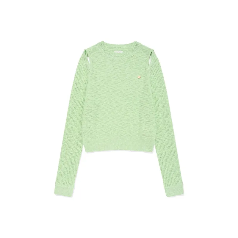 COVERNAT SS24 Knitwear Women's Light Lime-0