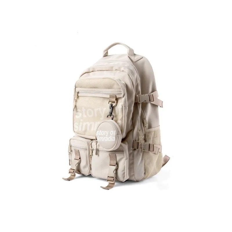 VIHUS Oxford Backpack Regular Unisex Black/Khaki-6