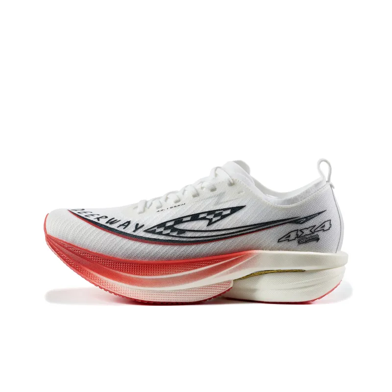 DEERWAY Running Shoes Unisex White Orange-1