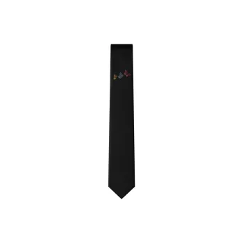 WILLIAM MILTON Mulberry Silk Ties Men's Black